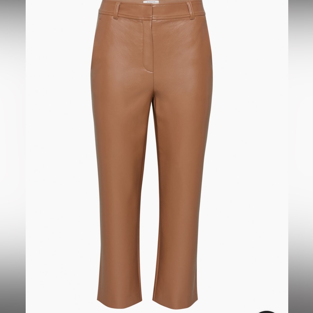 Aritzia Babaton Command Vegan Leather Pants